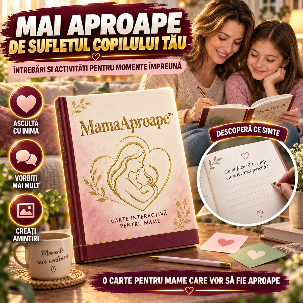 Carte Interactivă Pentru Mame MamaAproape™