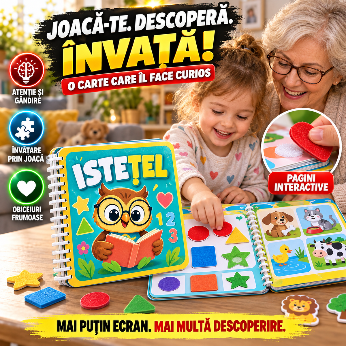 Carte Interactivă Pentru Copii Istețel™