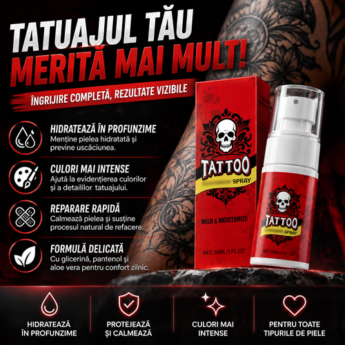 Spray Hidratant Pentru Tatuaje InkCare™