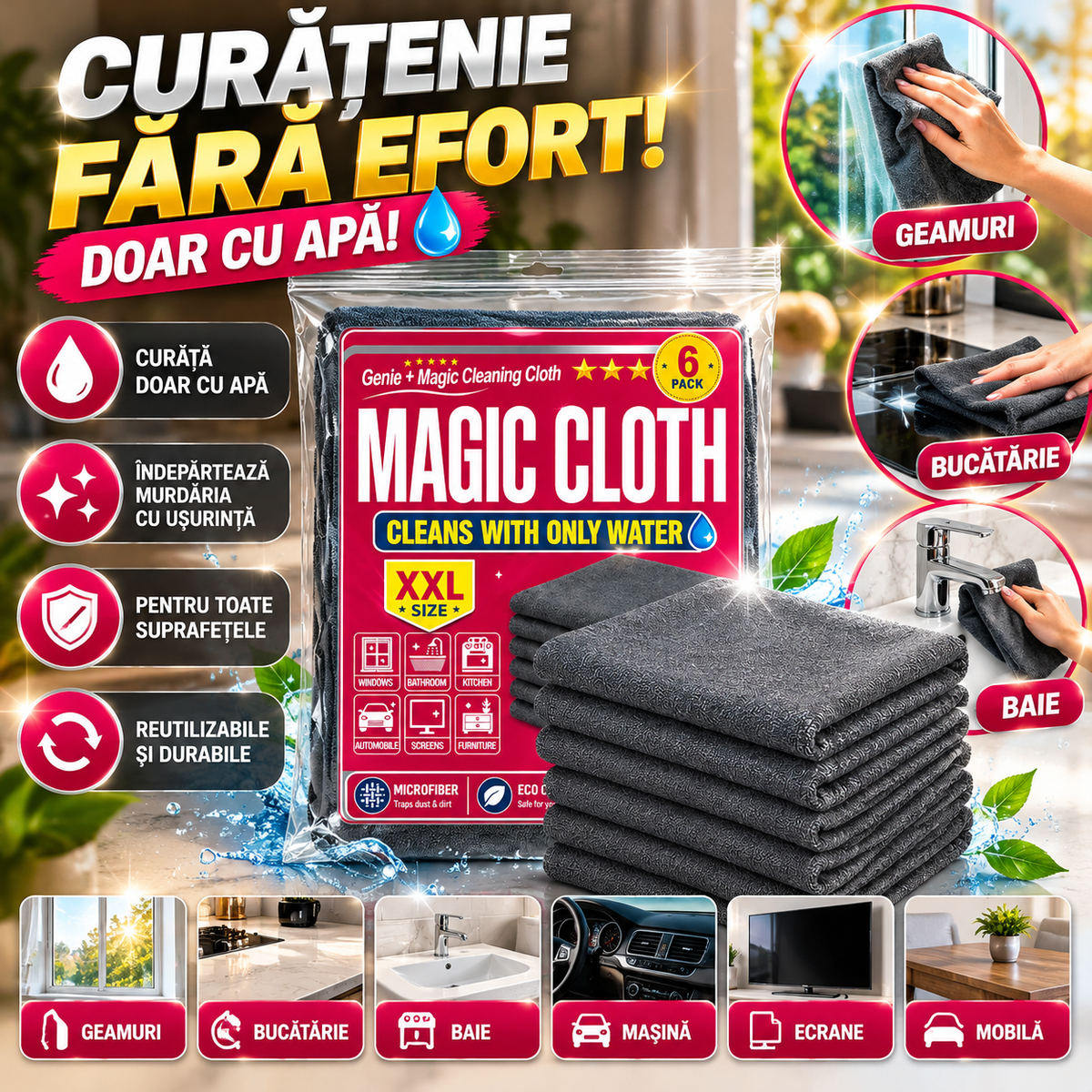 Set  Lavete Magice MagicCloth™