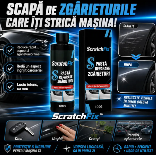 Pastă Pentru Reparat Zgârieturile Auto – ScratchFix™